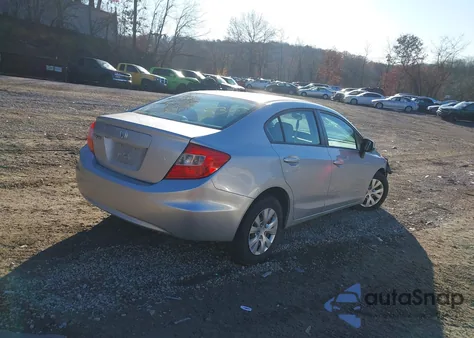 2012 Honda Civic Lx z USA, uszkodzony, nr VIN 19XFB2E54CE005363